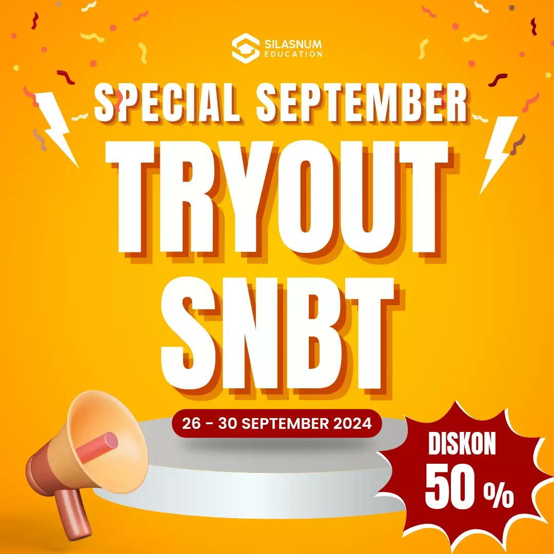 bimbelsilasnum's tweet photo. TRYOUT SNBT

Yuk yang mau ikutan. Bisa langsung ke Instagram Silasnum Education ya

Link Postingan:
https://t.co/N6Rc1DzZIp https://t.co/F4xvilouxk