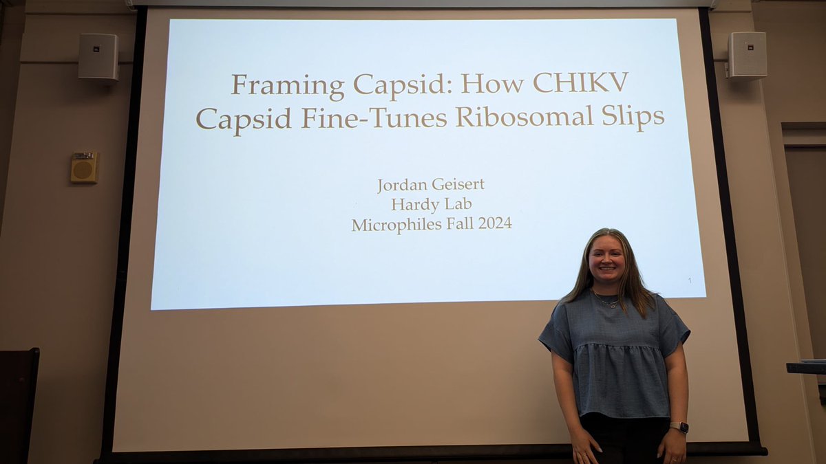 Graduate student <a href="/jordan_geisert/">Jordan</a> gave an excellent Microphiles talk on all things capsid. Stay tuned!