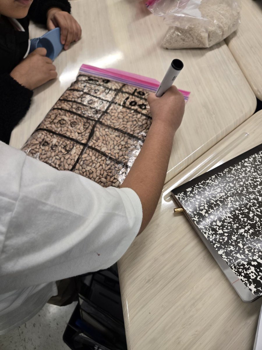 MSimz06's tweet photo. Spruce VT 3rd graders decomposing kilograms into grams! @Region2DISD @DallasisdSTEM https://t.co/PgDSBNReCq