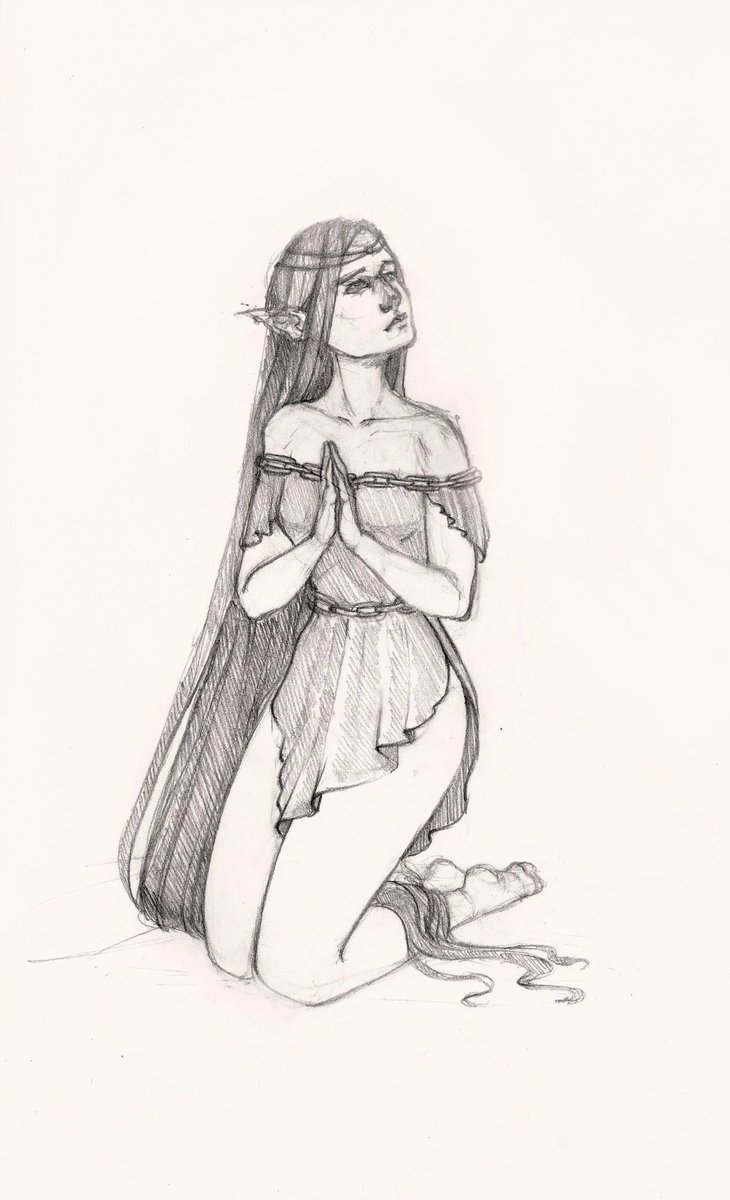 Trist_Vi's tweet photo. I have absolutely no time for new drawings other than commissioned ones, but I've been waiting for right moment to post my old traditional drawings dating back to 2017(?) I suppose😅

So, here's the thread https://t.co/jp8OM9fNho