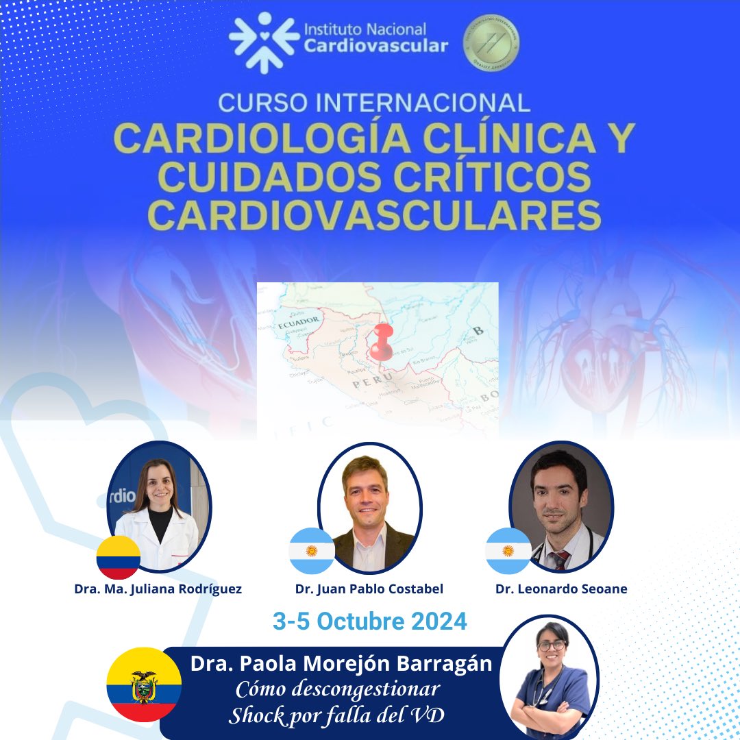 paomorejon's tweet photo. Que honor compartir con tremendo panel
@MariaJu34600017 @jpcostabel @leonardo_seoane
Nos vemos pronto en Perú 🇵🇪
Gracias por la invitación #INCOR y al equipo liderado por el Dr. Walter Alarco 🙌 https://t.co/DAHWBQB9Wq