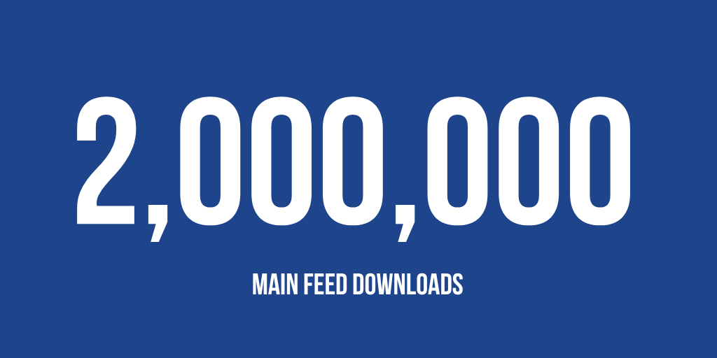 ScreenDrafts's tweet image. A million downloads isn't cool, you know what's cool?

TWO million downloads 😎

Thanks for listening, everyone! Let's keep it goin'!