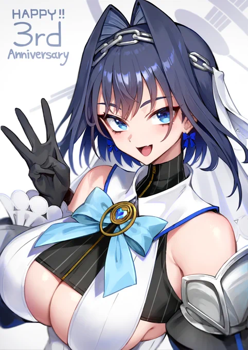 #kronillust #KronIII  Happy 3rd Anniversary Kronii !!!(Super late , sorry) 