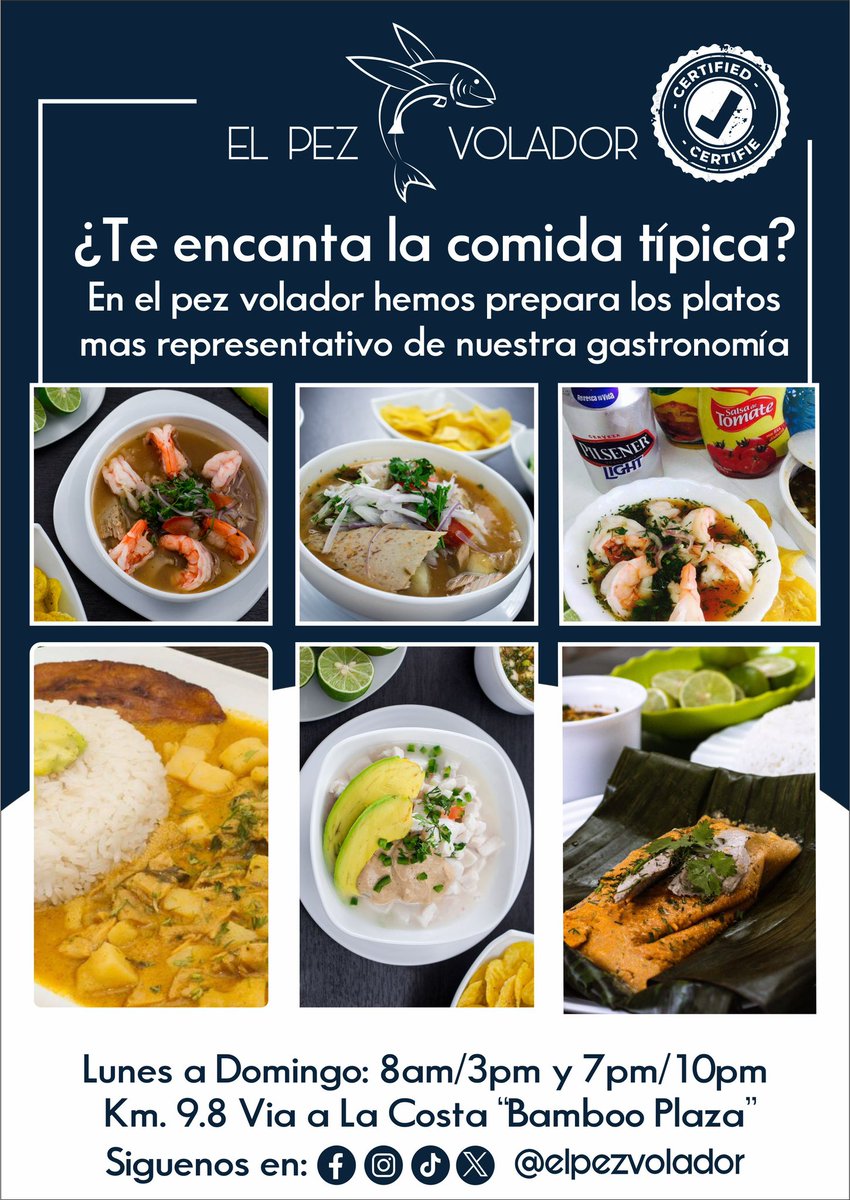 elpezvolador_1's tweet photo. Te esperamos 🌟
#encebollado #buenacomida #ceviches https://t.co/s60AqCxEnV