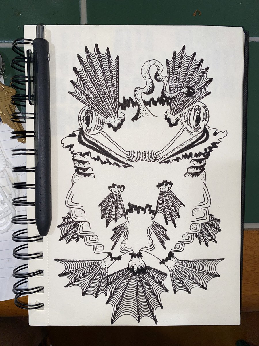 thenoodle_dood's tweet photo. if an angler fish was a frog  
#artist #finishedart #spiritualart #penart #pens #drawings #artistsoninstagram #illustratorofinstagram #spiritualawakening 
#pensketch #creatures #creaturedrawing #characterdrawing #pendoodle #creaturedoodle #pendrawing #penart  #spiritualchanneling https://t.co/7NpWYOA1m9