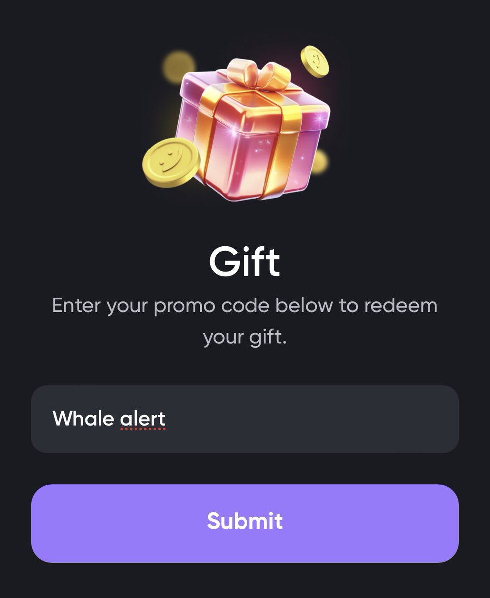 tokiaesthetic's tweet image. #SimpleCoin Gift Code 
🎁 Claim: 30 000 $SMPL
✅ Answer: Whale alert
👉Join: t.me/Simple_Tap_Bot…
#SimpleCode #SimpleGift