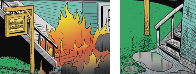 SonofStuckFunky's tweet photo. "Despite being in no danger whatsoever, Lillian has spent several days morally posturing in smug defiance. Over this very minor fire..." https://t.co/EiVlTgt91Q #funkywinkerbean #crankshaftcomic https://t.co/66hml3Khj0