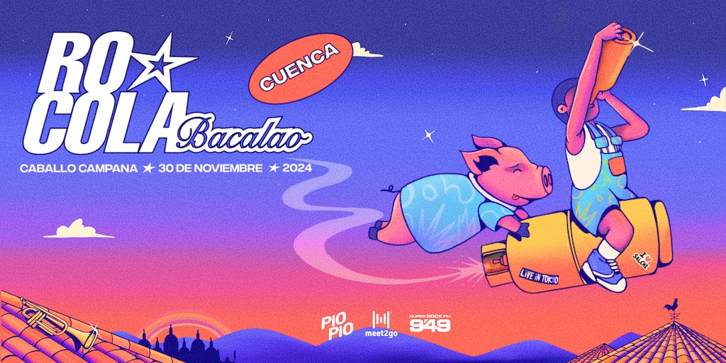 La <a href="/rocolabacalao/">RoCola Bacalao</a> llega a Cuenca con todos sus hits. #25añoslarocolita
#ElRemember 🎟 en meet2go.com/ev/larocolitae…