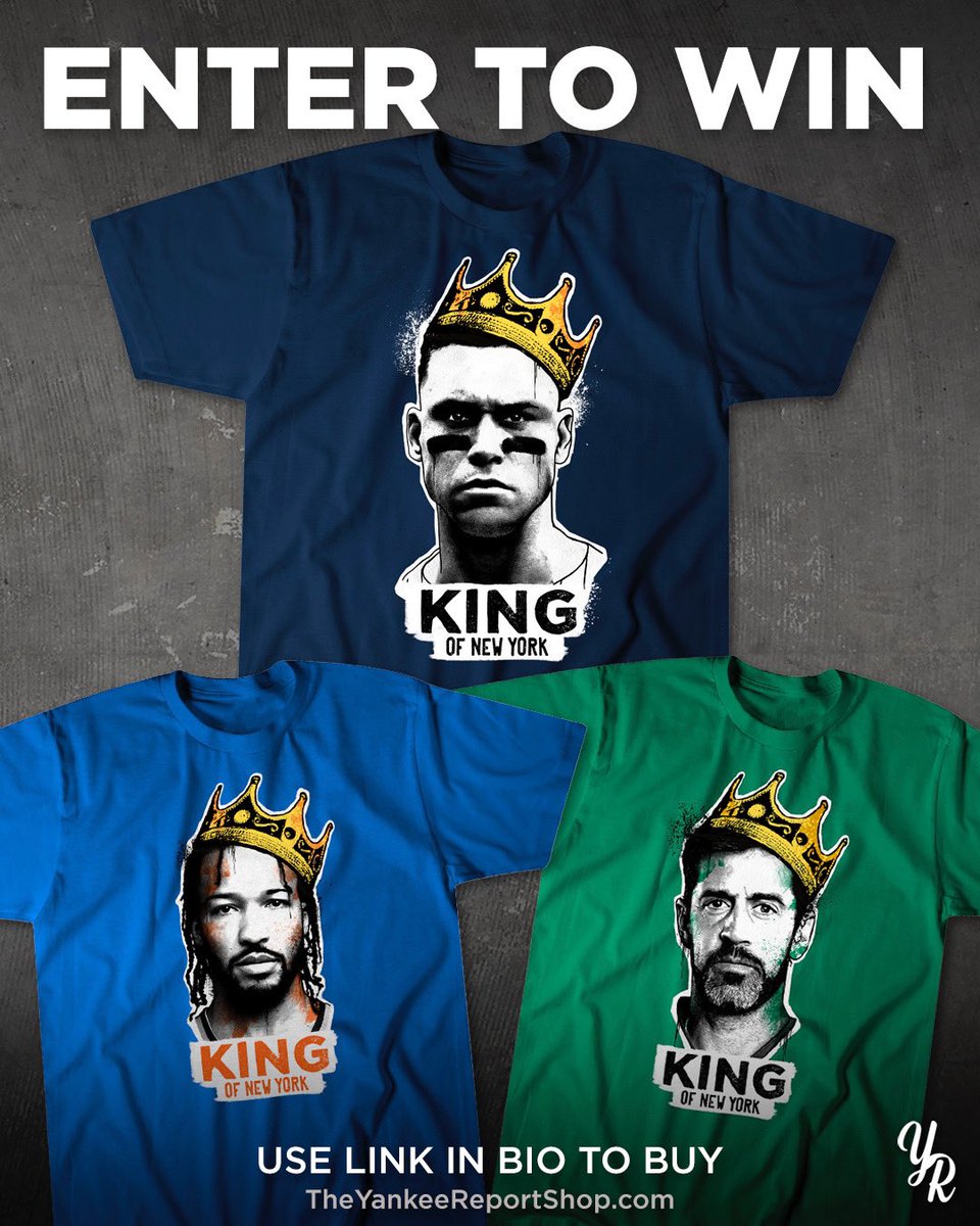 We’re giving away one of our latest shirt drops to a random follower! 🗽

Simply like, retweet and comment your size.

Get yours here: theyankeereportshop.com