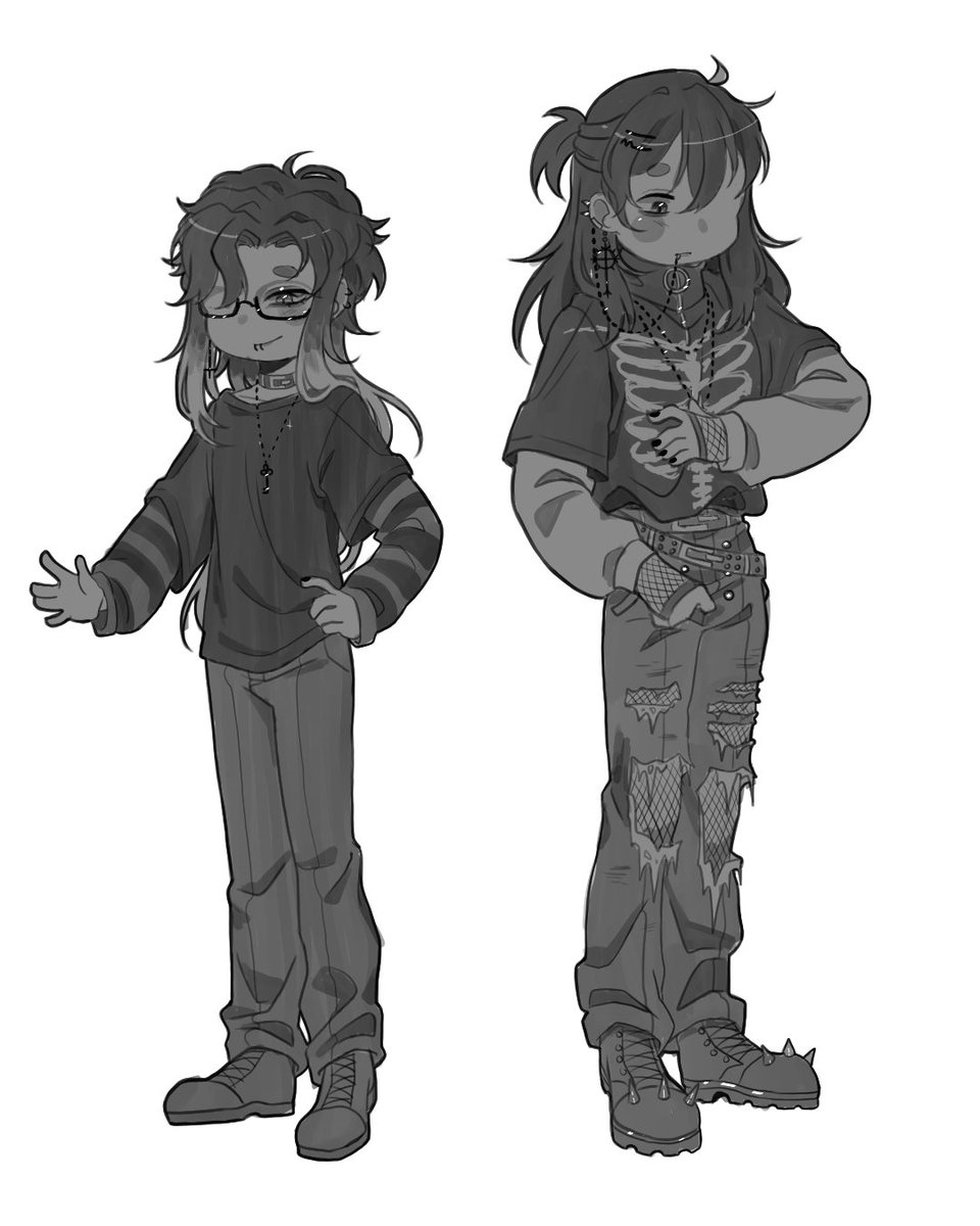 swapy swap clothes with Sol and emo Noël cause why not? #TKaTB_VN #KaTB_VN