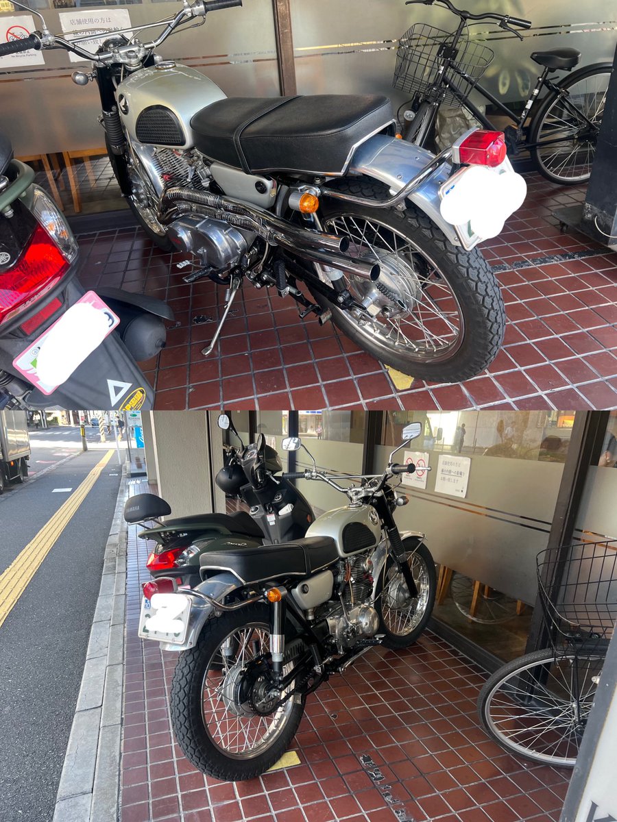 HiroshimaHops's tweet photo. びっくり‼️
何気にお散歩してたらめちゃくちゃ綺麗な、お宝に遭遇しました！

#旧車
#バイク
#ホンダ
#CL72
#お宝 https://t.co/riQoPsYlom