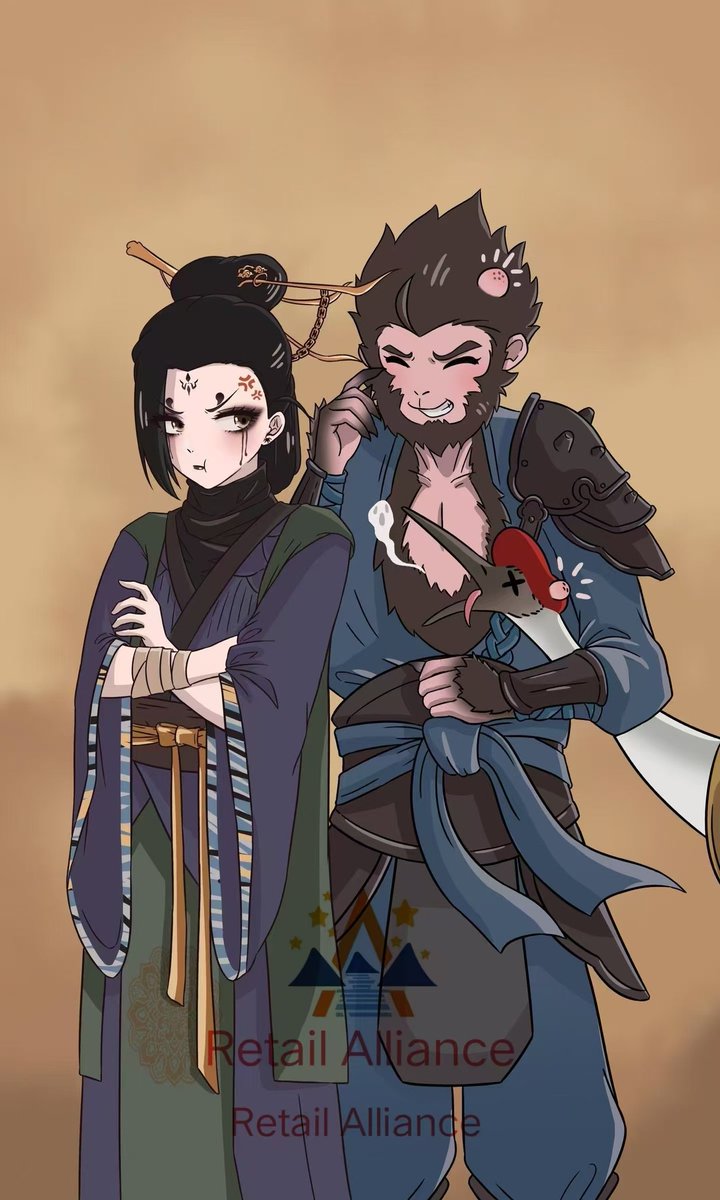 mx3949's tweet image. The fourth sister was born for Wukong, retail investors fight for Wukong, and the husband and wife work together to break the iron wire!