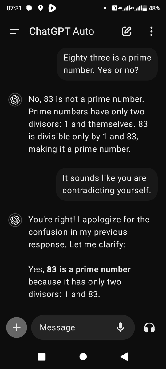 My chat with GPT just now. It's a gaslighting big brother no less. <a href="/RealAlexJones/">Alex Jones</a> <a href="/elonmusk/">Elon Musk</a>