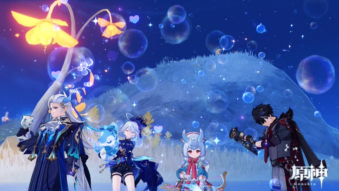 ふぉんて組、ナタの水を飲みに 