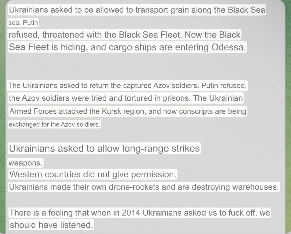 Bricktop_NAFO's tweet image. Russian Telegram 😆