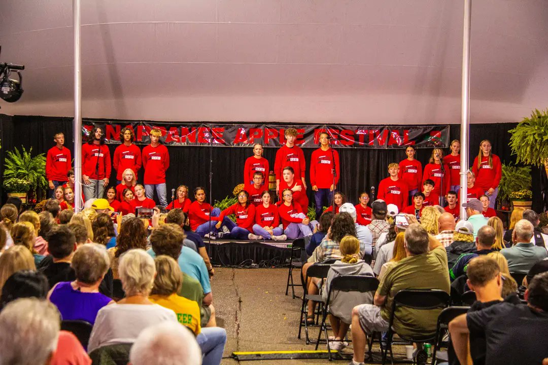 Always fun to kick off our performance season at the Nappanee Apple Festival 🍎