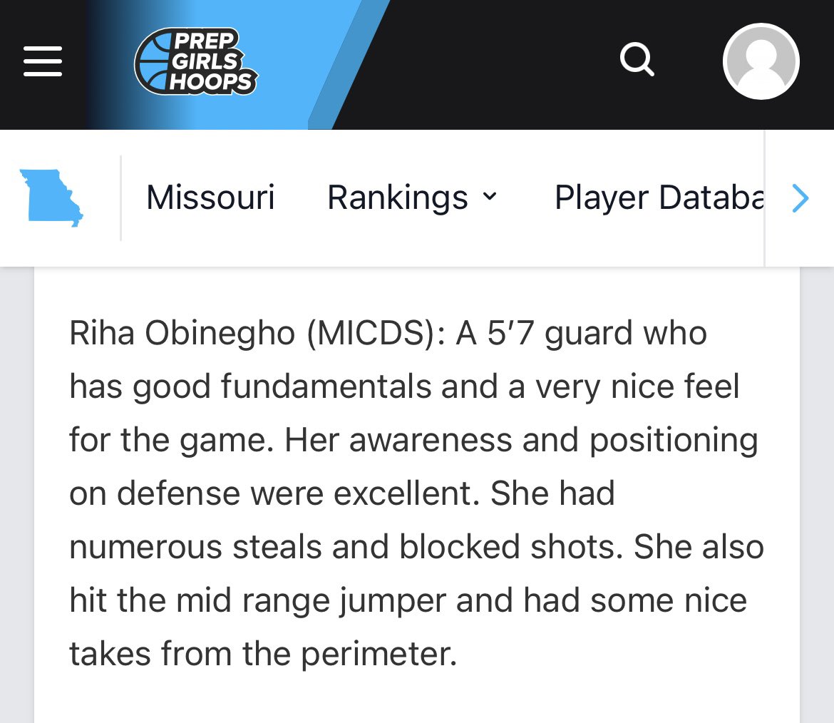 Thank you <a href="/PGHMissouri/">Prep Girls Hoops Missouri</a> <a href="/PrepGirlsHoops/">Prep Girls Hoops 🏀</a>
