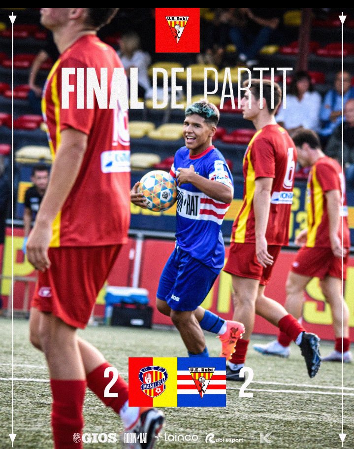 Quina mala sort! Partit molt bó dels de <a href="/JoseSolivelles/">Jose Solivelles</a> ! Al municipal s'ha de fer valer aquest punt! Comencem forts!
Gràcies <a href="/AECManlleu/">AEC Manlleu</a> per la retransmisión per <a href="/YouTube/">YouTube</a> 
<a href="/UERubi/">Unió Esportiva Rubí</a>  #rubicity