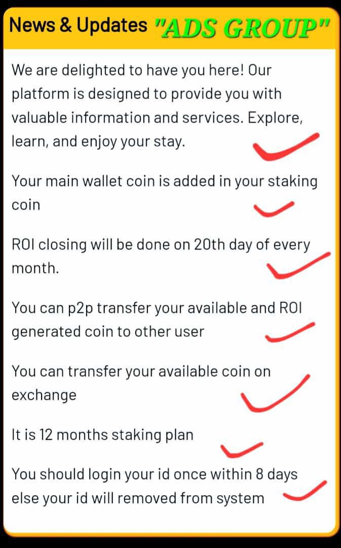 ErSharma2023's tweet photo. "ADS GROUP OF COMPANIES"
Taking the FINANCE into a FUTURISTIC REVOLUTION.
ADSCOIN The PRIDE OF INDIA 🇮🇳 .

@therahulads @UshaSharma50165 @komalKa53383490 @ErSharma2023 @BrijSha60236421 @Madhusu69365072 @Mkulaste62484 @nkekwari4619 https://t.co/q7cdlmO341