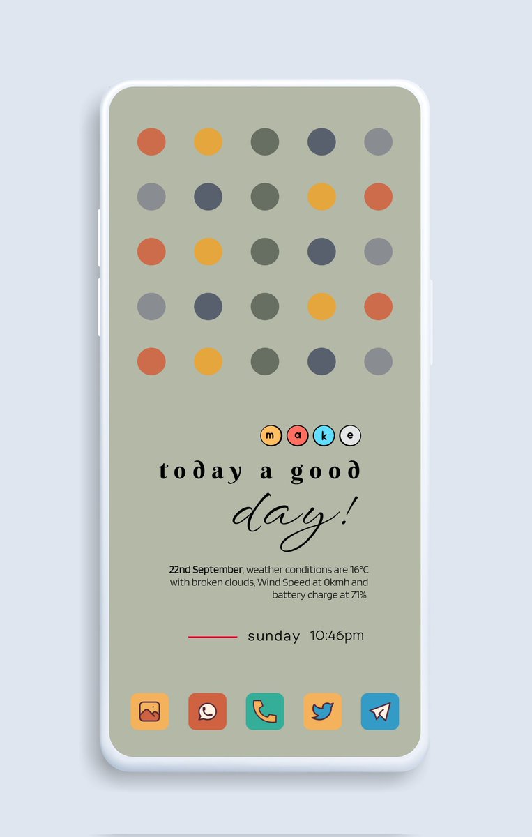 Alberto (@alberto10301023) on Twitter photo Good Nigth
#myhomescreen
Wavy <a href="/droidbeauty/">Dave</a>
Retro Dots <a href="/makescreens/">makescreens</a>
Retro Icon <a href="/NodeShaper/">NodeShaper</a>
<a href="/SmartLauncher/">Smart Launcher</a>
#android #androidhomescreen #homescreensetup #Xiaomi #lockscreen #android14 #homesetup #hyperOS #pocophone #minimal Good Nigth
#myhomescreen
Wavy <a href="/droidbeauty/">Dave</a>
Retro Dots <a href="/makescreens/">makescreens</a>
Retro Icon <a href="/NodeShaper/">NodeShaper</a>
<a href="/SmartLauncher/">Smart Launcher</a>
#android #androidhomescreen #homescreensetup #Xiaomi #lockscreen #android14 #homesetup #hyperOS #pocophone #minimal
