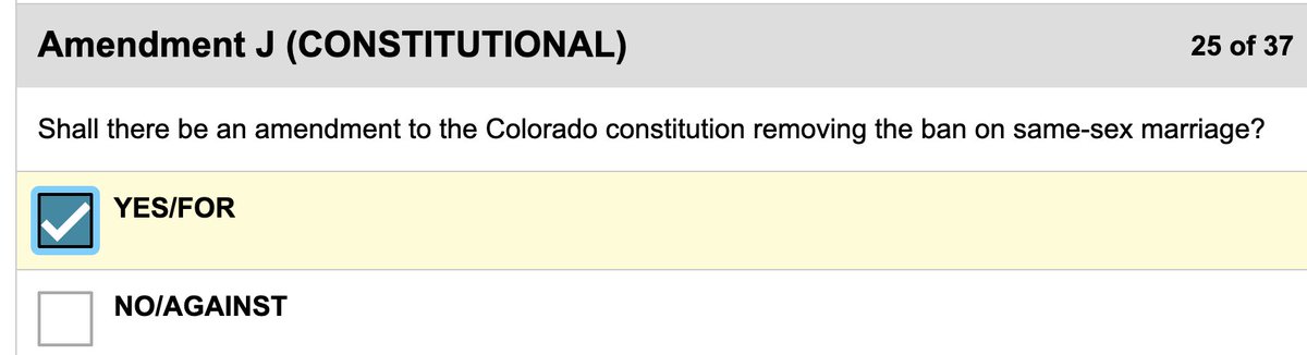 I voted early today! 🇺🇸
Loads of issues on the ballot beyond the president, including same-sex marriage bans. 
If you're eligible to vote in the US election, and living abroad, request your absentee ballot here: votefromabroad.org