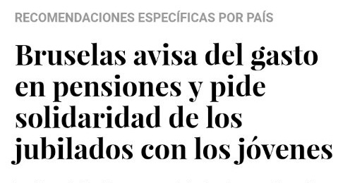 JaumeMayor's tweet photo. Resulta llamativo que nunca aparezcan noticias en las que se advierta del elevado gasto en la monarquia, el ejército o la iglesia católica y que se pretenda acabar con el Estado del bienestar enfrentando a jóvenes con pensionistas. Es odio de clase puro y duro. https://t.co/eUNmElMXOS