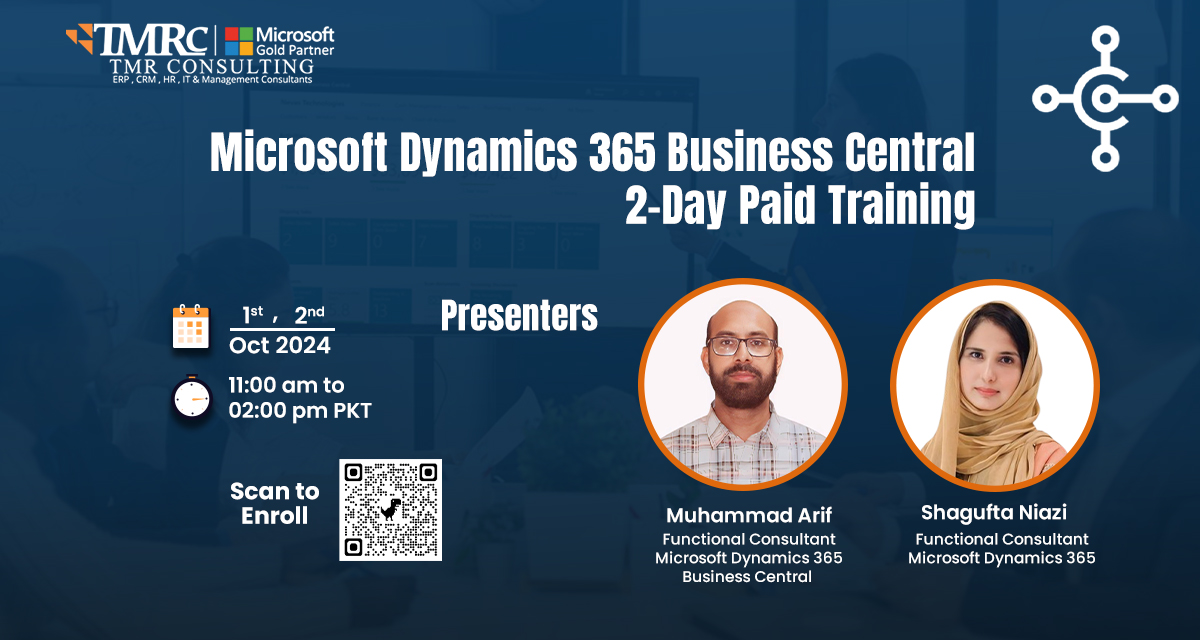 tmr_consulting's tweet image. Join us for an immersive 𝟮-𝗗𝗮𝘆 𝗧𝗿𝗮𝗶𝗻𝗶𝗻𝗴 𝗦𝗲𝘀𝘀𝗶𝗼𝗻 on 𝗠𝗶𝗰𝗿𝗼𝘀𝗼𝗳𝘁 𝗗𝘆𝗻𝗮𝗺𝗶𝗰𝘀 𝟯𝟲𝟱 𝗕𝘂𝘀𝗶𝗻𝗲𝘀𝘀 𝗖𝗲𝗻𝘁𝗿𝗮𝗹 𝗖𝗼𝗿𝗲 𝗠𝗼𝗱𝘂𝗹𝗲𝘀
Reserve your spot: tmrconsult.com/dynamics-365-b… #TMRConsulting #Training #Microsoftdynamics365BusinessCentral