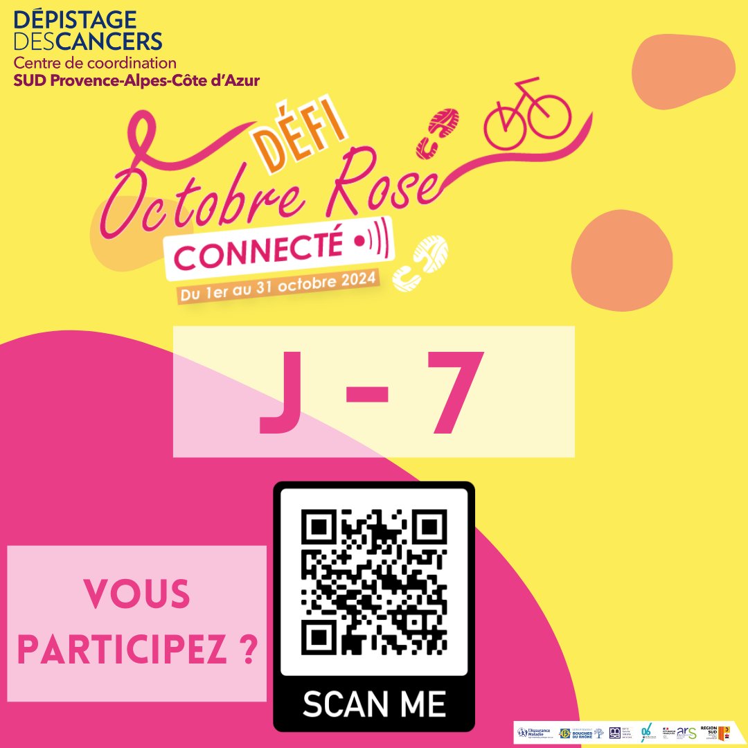 💗DEFI CONNECTE OCTOBRE ROSE 2024 💗

octobreroseconnecte.fr
❗J-7 ❗
