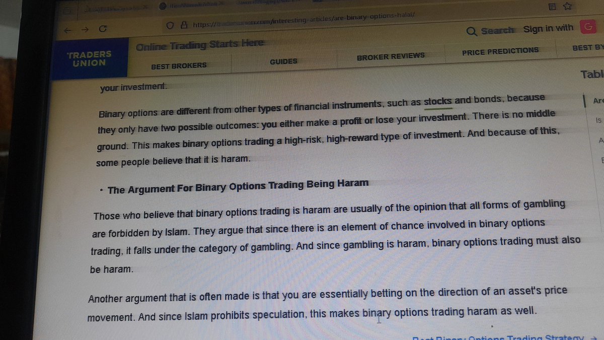 itxzainn's tweet image. Binary Options is Haram. 
#binaryoptions #tradingbinary