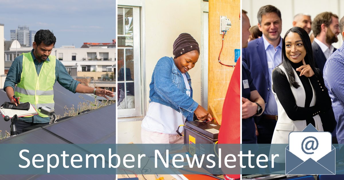 Green  Energy Finance Graduates in Mexico, photovoltaic training  in  Ethiopia, energy efficiency in Algeria, and much more! New #renewablepower training opportunities and more can be found in the just released September edition of RENAC's newsletter.  📷bit.ly/48TeUP1