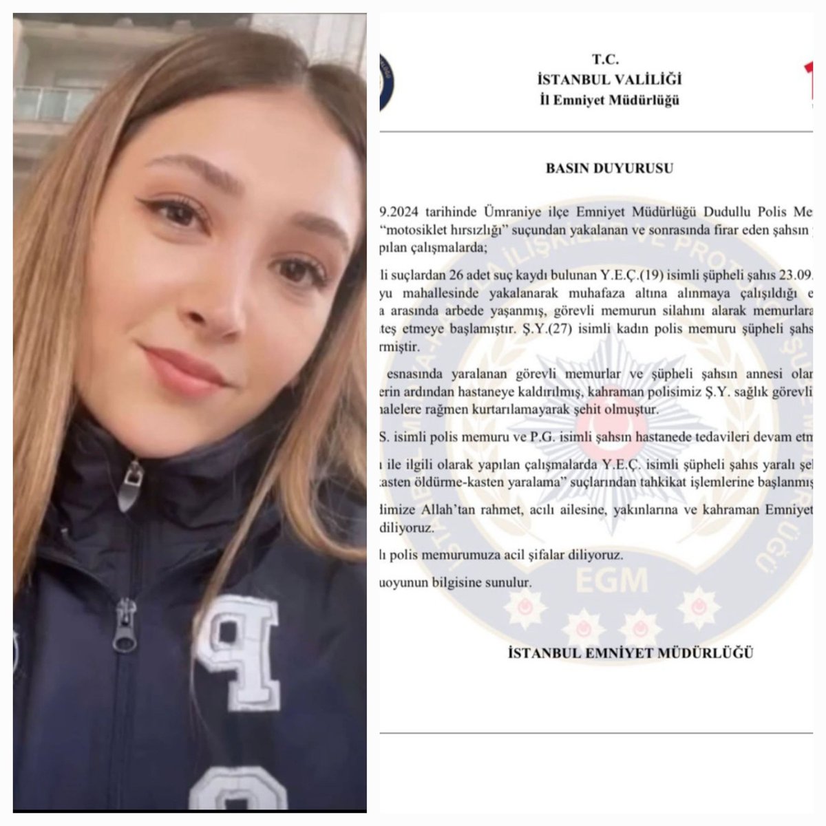 Mekanın cennet olsun sehidim, bu kadar suç kaydı olan şerefsizin dışarda olması ülkenin adaletinin geldiği noktayı gösteriyor bu ülkenin yeni anayasaya değil acil ceza kanununa ihtiyacı var 40 yılla yargılayıp 10 ayda salarsaniz bu durumlar daha çok başımıza gelir.