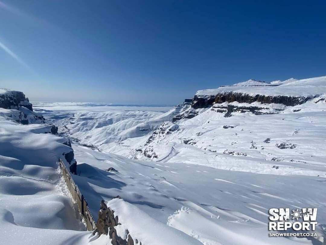 Snowfall in Lesotho and RSA in September 2024