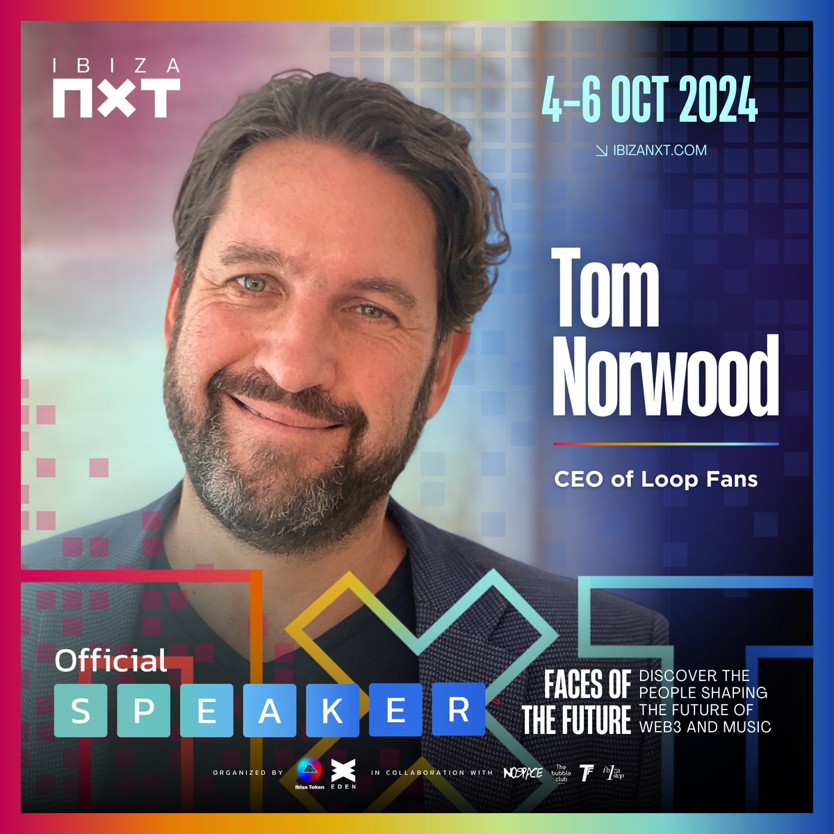 IbizaNXT's tweet image. We’re excited to welcome Tom Norwood, CEO of @loopfans, as one of our Official Speakers for the 4th edition of #IbizaNXT, the leading Web3 event in Ibiza! 🏝️

Tom has been building blockchain applications since 2018.