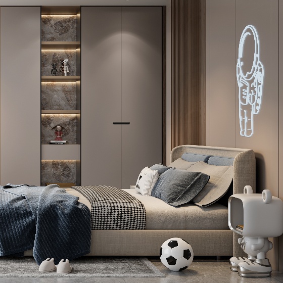 TreezoG's tweet image. With our custom-built wardrobes, there&apos;s a place for everything – from toys to clothes – and every detail designed to perfection👕#bedroomdoor #woodfurniture #storage #wardrobe #wardrobestylist #cabinet #bedroomdecor #housedesign #modernhome #luxurylifestyles #MDF #plywood #wood