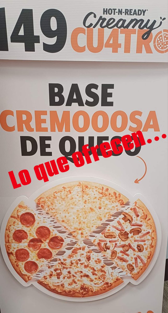 Lunatiko_'s tweet photo. Asqueroso el servicio de @littlecaesarsmx sucursal Ermita.. 
Lo que te ponen en la publicidad y lo que te venden... 
Me sentí engañado https://t.co/4wYMRD8j5U