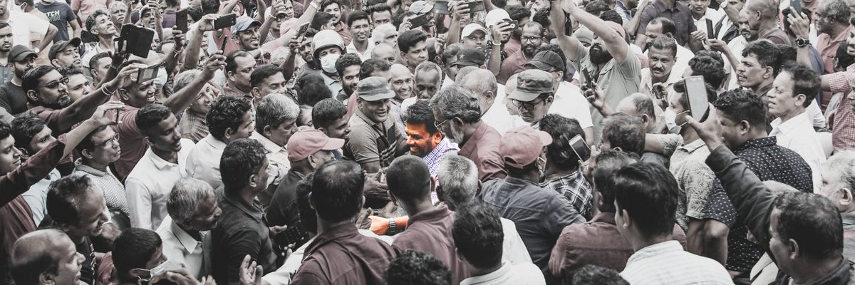 SantiMayor's tweet photo. 🇱🇰 La izquierda ganó en Sri Lanka

Este domingo se anunció el resultado del ballotage presidencial en el que Anura Kumara Dissanayaka (@anuradisanayake) del Janatha Vimukthi Peramuna (JVP), partido de izquierda que lidera el frente Nacional del Poder Popular, se impuso con el 55% https://t.co/unaJSW8gCl