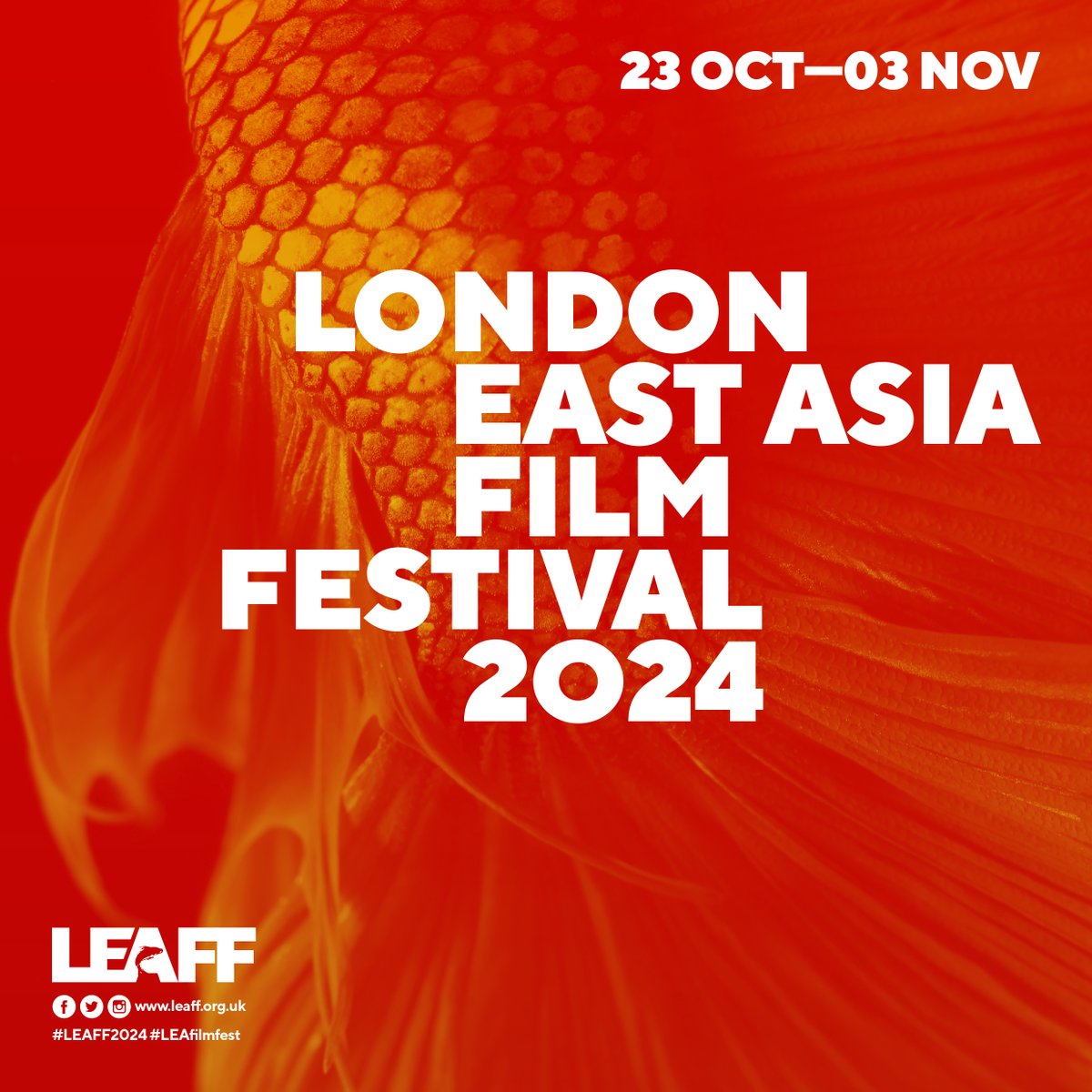LEAFilmFest's tweet photo. LEAFF is back! The programme will be released on 1st October 2024. #LEAfilmfest #LEAFF2024 https://t.co/hQEG9MYaQ1