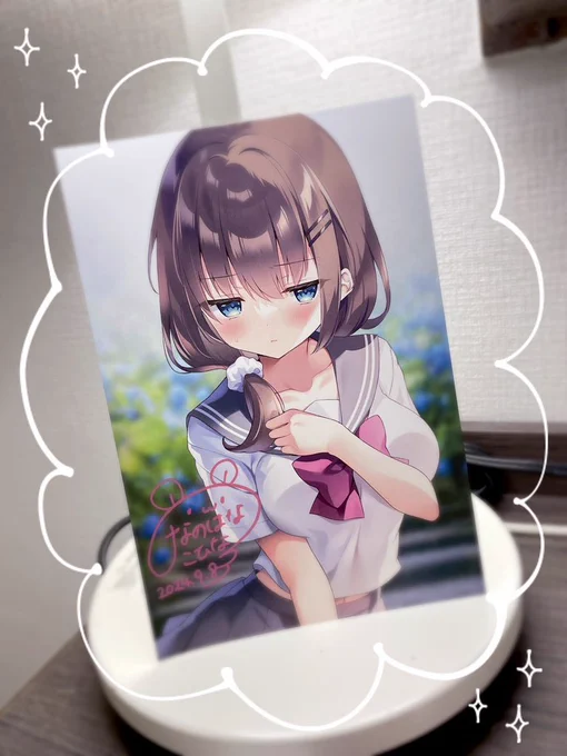 こずえちゃんのポストカードお会計時に無料配布します! 