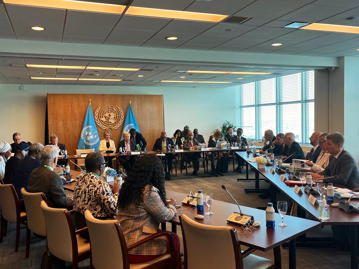 Josep Borrell Fontelles (@josepborrellf) on Twitter photo 1st meeting at #UNGA79 - an important tour d'horizon with <a href="/AU/">Auburn Football SDS</a> & <a href="/UN/">United Nations</a> on peace, development, migration & humanitarian efforts.
We discussed the situation in the Horn of Africa, the Sahel, Libya, Sudan & Great Lakes. Joint commitment to a stronger Africa-EU Partnership.
#SDGs #AUEU 1st meeting at #UNGA79 - an important tour d'horizon with <a href="/AU/">Auburn Football SDS</a> & <a href="/UN/">United Nations</a> on peace, development, migration & humanitarian efforts.
We discussed the situation in the Horn of Africa, the Sahel, Libya, Sudan & Great Lakes. Joint commitment to a stronger Africa-EU Partnership.
#SDGs #AUEU