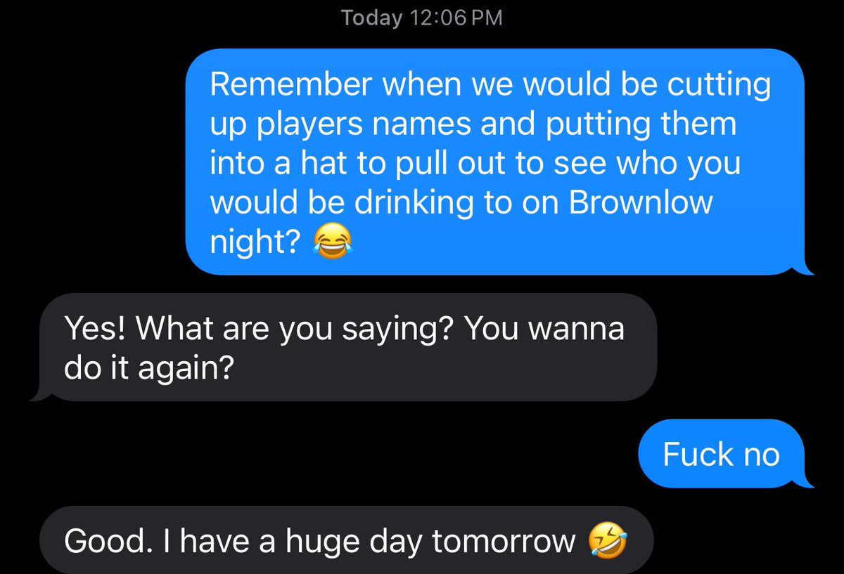 Pipmcphee's tweet image. I’m not old… you’re old #Brownlow