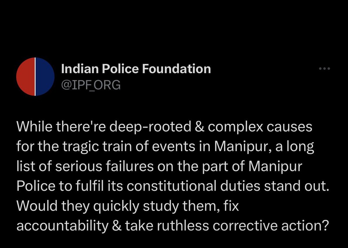 Diggi_digger's tweet photo. @Spearcorps @adgpi @easterncomd @manipur_police   👉FREE UP POLICING FROM PARTY POLITICS 
Please take your lesson from this and come ahead take an initiative!! 
You were at wrong foot now you should unite people. https://t.co/Cl6mVmIABW