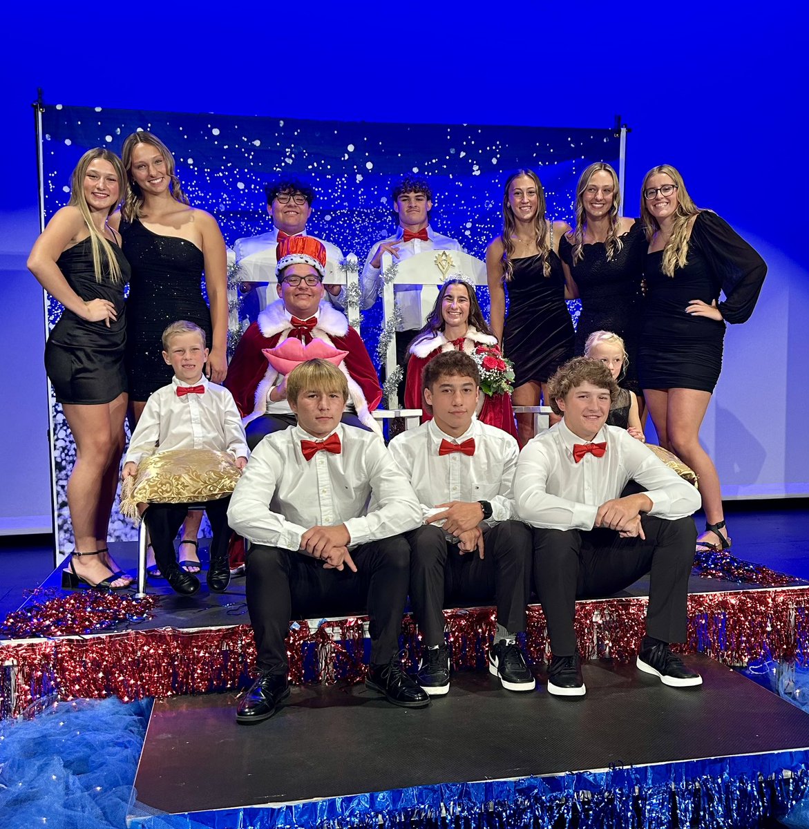 USCactivities's tweet photo. Fun night in Rebel Country as we kick off HOCO 2024. 

Congrats to Queen Brylee and King Jonathan! 

Shout out to the Senior Class who won the Powder Puff Football game 22-6 over the Juniors! 

Let’s make it a great week, Rebs. 

#prideUSC https://t.co/xKvyub2mfE