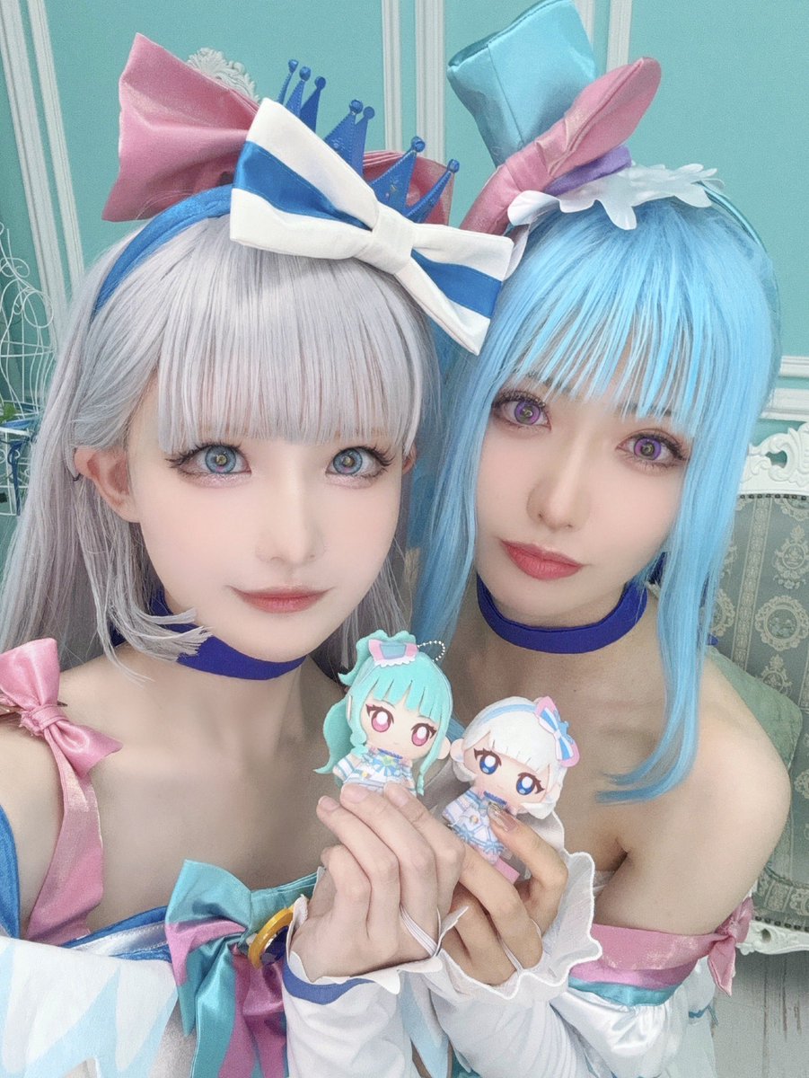 yykm344's tweet photo. にゃんだふるぷりきゅあ🩵𓃠⸝⸝꙳

昨日やもはちとやってきた！ニャミー可愛すぎだし美すぎて最高だった🙏💗

色味も衣装も可愛くてずっと可愛いなって2人で言ってた🫶 https://t.co/mRzDfk0lp0