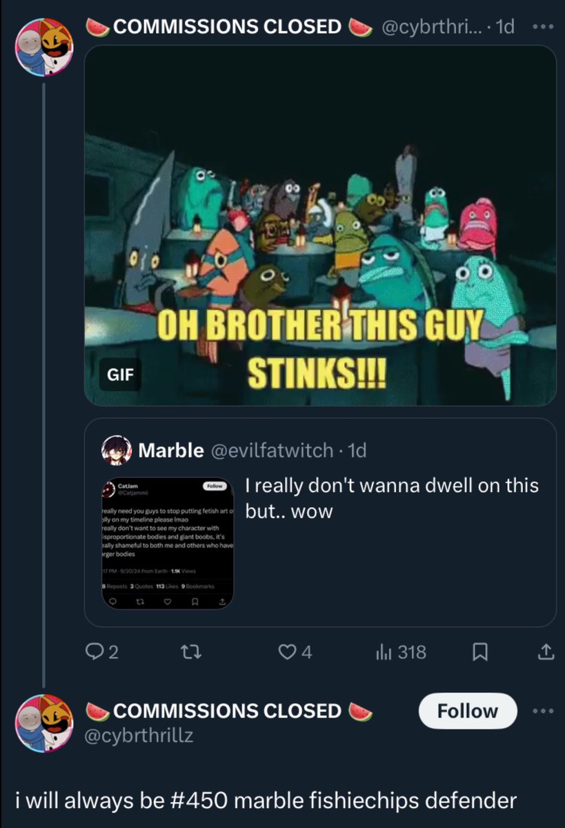 SurvivorBuny's tweet photo. The ‘guy’ you’re talking about is the CatJam
The creator of Folly
Are you actually mad at a creator for setting boundaries? Seriously??? You HAVE to be joking. https://t.co/zrblrY8JEi