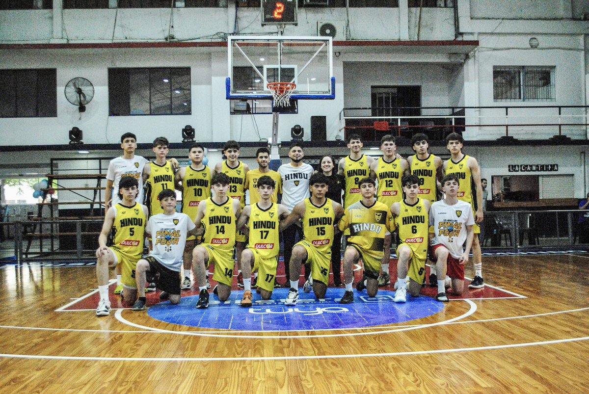 Hindú club subcampeón de la Liga Federal Formativa U15 2024🥈

El “H” venció al local Villa San Martín (84-74) con 37pts de Facundo Mathieu y 22pts + 11reb de Lautaro Bergometti Rustichelli
