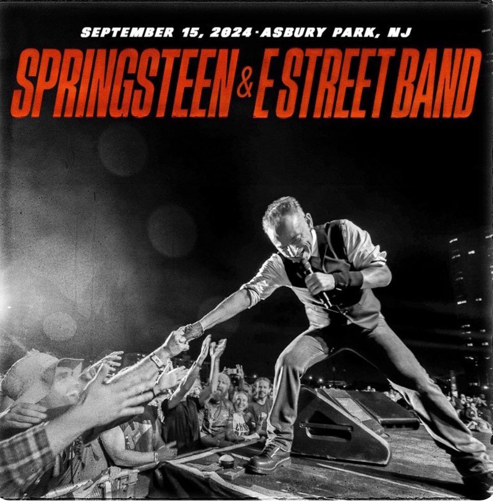 FofarTronEvent's tweet photo. ♫ Now Playing: 
Bruce Springsteen
Sep 15, 2024  
Asbury Park, NJ on @nugsnet

🎸: @Springsteen
🏟️: @seahearnow Festival 
📅: 9/15/2024

Link: https://t.co/aaAYxw83rV https://t.co/QXOFCC4bmN