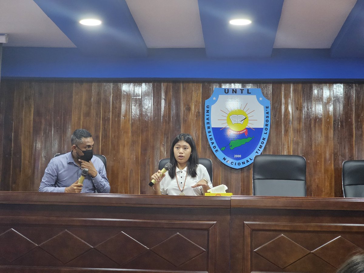 LicypriyaK's tweet photo. Today donated 4 projectors 📽 to the National University of Timor-Leste 🇹🇱 to upgrade 4 departments Seminar Room into Smart Room. And also interacted with the students on taking climate action together. ♥️🙏 https://t.co/OfVvgRy9SB