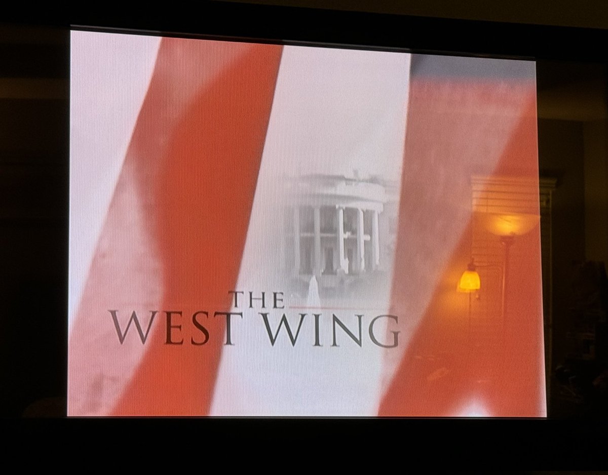 debraae's tweet photo. Thank you #AaronSorkin #MartinSheen #JohnSpencer  @AllisonBJanney @BradleyWhitford @Richard_Schiff @NellyMoloney @DuleHill @JoshMalina @maffyfitz @marycmccormack @itskimwebster @PJSActor @WilliamDuffyACT &amp; all involved in bringing #TheWestWing into my life ❤️ #25yearanniversary https://t.co/uuOrp8cX3P