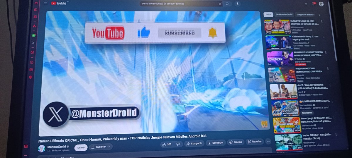 GhostyTV_'s tweet photo. @MonsterDroiid @YouTube Aquí andamos tío mazorca https://t.co/aOyx2F1Anq