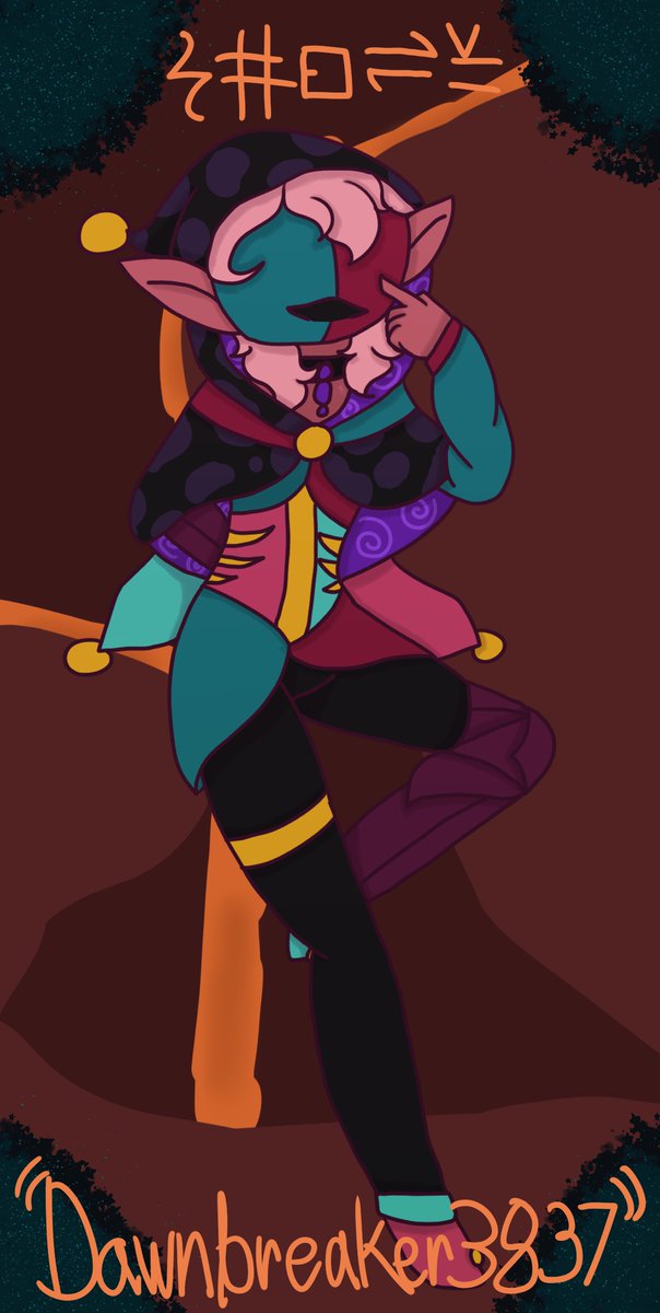GalacticTrxgedy's tweet photo. second to final! meet Ϟ⋕⌑⇌≚, better known as Rätsel - played by dawnbreaker3837 - a nether dweller who loves to tinker! hope they'll be welcomed into this chaotic world with nothing but kindness! https://t.co/pJ9ttCnkY8